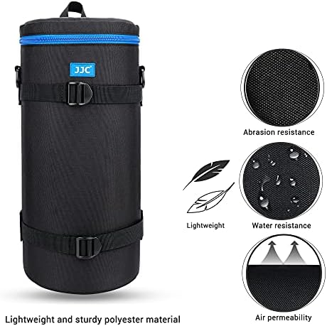 JJC Camera Lens Case Pouch, Padded Bag Fits Lens up to 5.5 x 14.6 (D x L) - Image 2