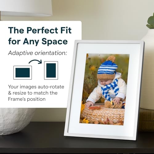 Skylight Digital Picture Frame 2 – 10" Full HD Touchscreen, Classic White - Image 6