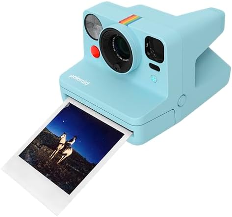 Polaroid Now+ 3rd Generation I-Type Instant Camera + Film Bundle - Now+ Bluetooth App Controlled Arctic Blue Camera + 16 Color Photos (6645) - Image 2