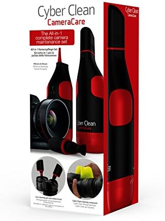 Cyber Clean complete Camera Care, Black with Red (JT46460) by Cyber+Clean