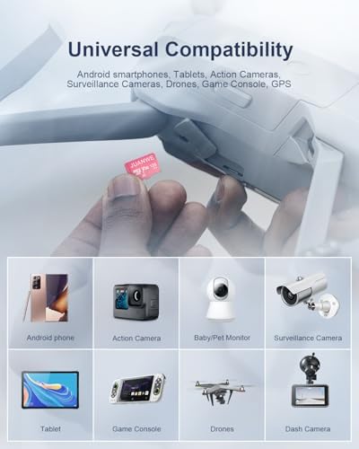 JUANWE 128GB Micro SD Card 128GB TF Card with Adapter, microSDXC Memory Card for Camera, Drone, U3, A1, V30, 4K UHD, UHS-I, SD Card - Image 5