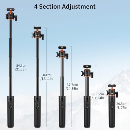 VRIG 21" Mini Camera Tripod for Insta360 Ace Pro2 with Wireless Remote - Image 6