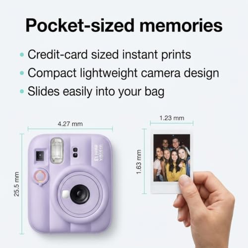 Fujifilm Instax Mini 13 Purple Instant Camera with 20-Sheet Film Set - Image 5