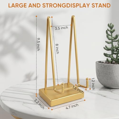 8'' Plate Stands for Display, No Assembly Required Picture Frame Stand - Image 4