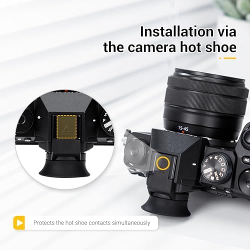 JJC Eyecup Eyepiece Viewfinder for Fuji X-S20 X-S10 X-T200 XS20 XS10 XT200 - Image 5
