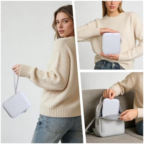 BOVKE Hard Carrying Case for KODAK Snapic A1 35mm Film Camera, White - Image 7