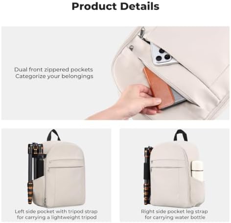 K&F CONCEPT Camera Backpack, DSLR/SLR/Mirrorless Photography Camera Bag - Image 2