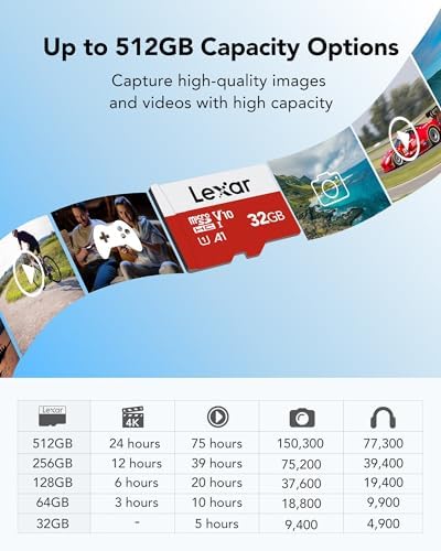 Lexar E-Series 32GB Micro SD Card microSDHC UHS-I Flash Memory Card - Image 4