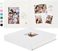 Pssoss 8x8 Inch DIY Scrapbook Album, Linen Hardcover, 40 Pages, White by Pssoss
