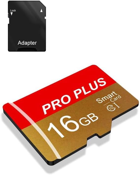TF Card 16GB with Adapter, High Speed Memory Card, UHS-I C10 A1 Memory TF Card for Tablet/Mobile Phone/Camera/Car Audio/Game Console (16, GB) by Unknown