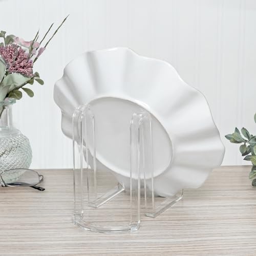 Plymor Clear Acrylic Ribbon-Style Display Easel, 6.125" H x 3.875" W x 6.75" D - Image 3