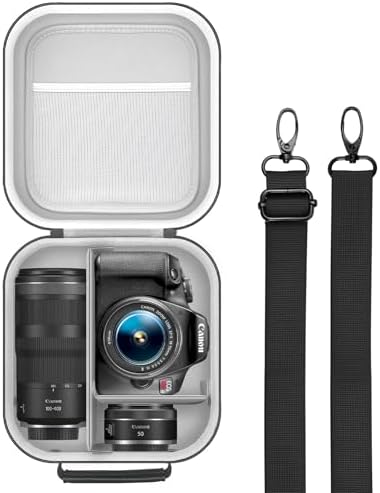 Krypthos Camera Case Compatible with Canon EOS R50, Carrying Bag (Black) by KrypthosCase