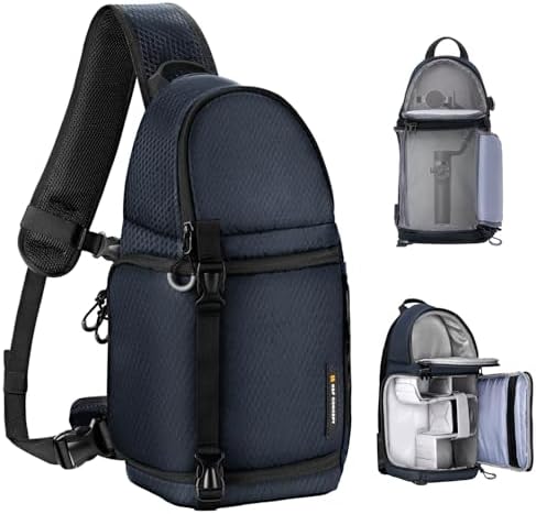 K&F CONCEPT Camera Sling Bag, Compact Crossbody Backpack, 10L by KFCONCEPT