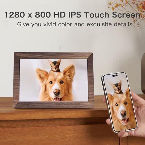 Digital Picture Frame, Frameo 10.1 Inch Smart WiFi Digital Photo Frame 32GB - Image 2