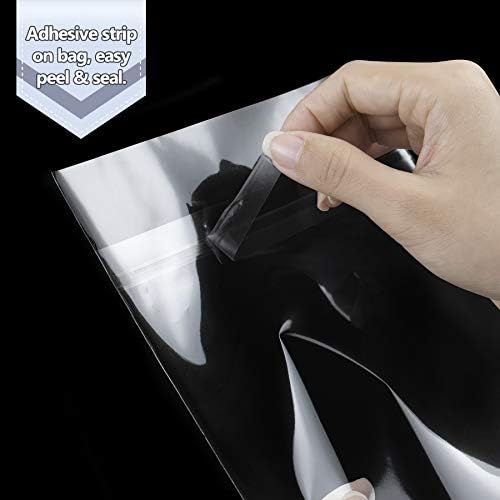 Golden State Art 5x7 Inch Crystal Sealed Clear Plastic Sleeves,100 Pack - Image 6