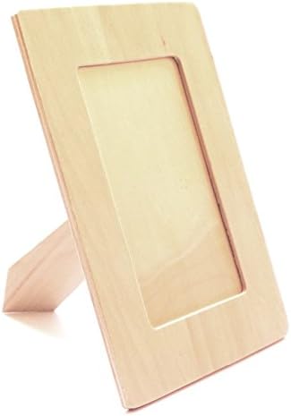 LWR CRAFTS Wooden DIY Photo Frame 4" x 6" Pack of 2 by LWR+CRAFTS