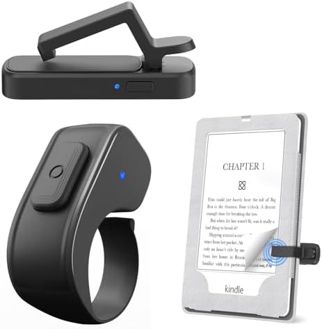 Page Turner Ring for Kindle,Remote Control for iPhone iPad Tablets eReaders by JIMZOO