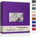 Popotop 4x6 Photo Album Holds 300 Pictures, Vegan Leather Hardcover by Popotop