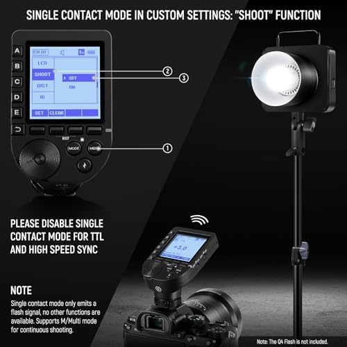 NEEWER Upgraded QPRO-S TTL Wireless Flash Trigger Compatible with Sony - Image 6