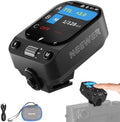 NEEWER QZ-F TTL Wireless Flash Trigger Transmitter Compatible with Fujifilm Cameras, 1/8000s HSS Switch, 1000mAh Battery, OLED Touchscreen for 2.4G Q System Z3 Z2PRO Z2II Z2 Z880 Q6 Q4 Q300 Q200 by Neewer