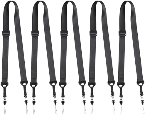 FIEIL 5 Pack Replacement Nylon Neck Lanyard, Universal Shoulder Strap Replacement Nylon Neck Lanyard, Comfortable Adjustable Shoulder Strap for iPad, Camera, Crossbody Bag, Binocular, Tablet by FIEIL