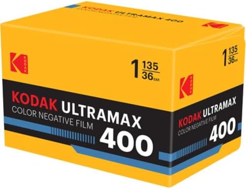 Kodak Eastman UltraMax 400 Color Negative Film | 35mm Roll Film (36 Exposures) 3 Rolls + Film Storage Case + Cloth - Image 2