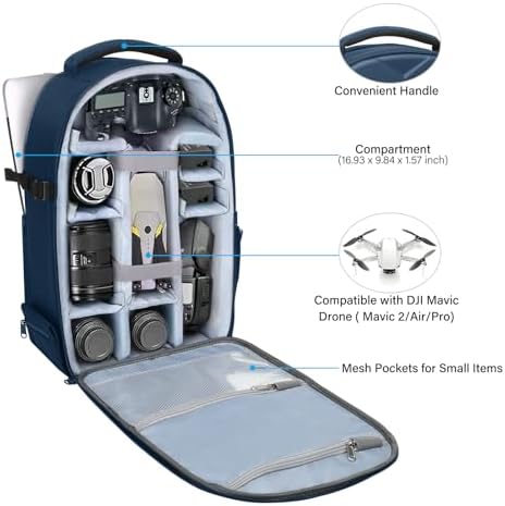 MOSISO Camera Backpack, Photography Camera Bag Waterproof Hardshell Case - Image 2