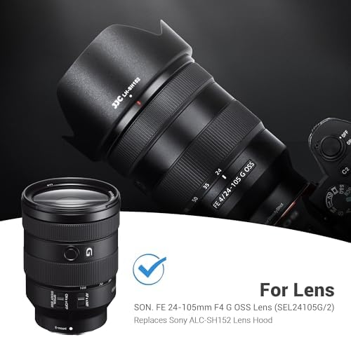 Lens Hood for Sony FE 24-105mm F4 G OSS Lens, Replaces Sony ALC-SH152 Hood - Image 3