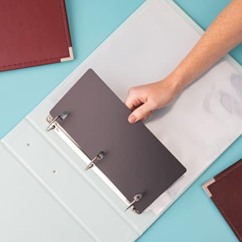 We R Memory Keepers 12x12 Photo Album Cinnamon Protect Memories & Photos, Acid-free Faux Leather, Snag-free Rings, Includes 5 Page Protectors, Scrapbooking - Image 5