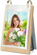 ZEEYUAN 4x6 Desk Picture Frame Vertical Standing Flip Photo Album on Stand Collection Book for Table 4x6 Photo Book Office Desktop Decor for Women, Mother's Day Birthday Gifts for Mom Wife Grandma by ZEEYUAN