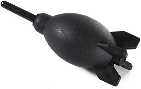 FocusFoto PRO 6.6 Inch Rubber Rocket Air Blower Duster Cleaner Dust Cleaning for DSLR Camera CCD Lens Keyboard Black - Image 3