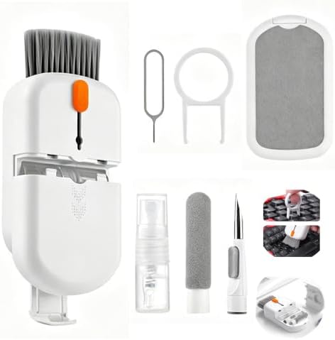 10 in 1 Phone Cleaning Kit, Portable Earbud Cleaning Kit Phone Charging Port Cleaner Tool Set for Laptop Notebook Computer Headphone Cleaner iphone Cellphone Keyboard Screen Camera Speaker Lens by Unknown
