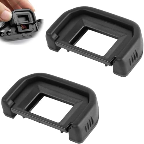 Camera Eyecup Eyepiece Replacement Viewfinder Protector Compatible with Canon EF EOS 300D 350D 400D 450D 500D 550D 600D 1000D 1100D 700D 100D Canon Rebel XT XTi XS XSi T1i T2 T2i T3 T3i T4i T5i SL1 by ChromLives