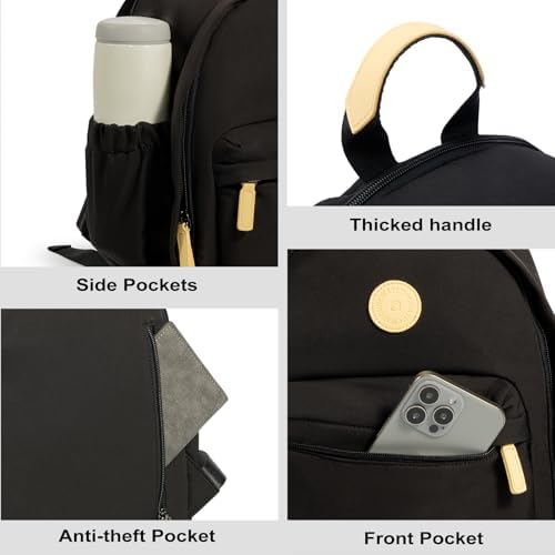 Cwatcun Midi Camera Backpack for Women, DSLR Bag with Tripod Strap - Image 5