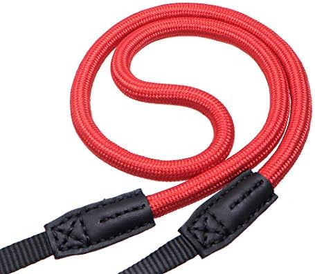 Quick Release Camera Neck Strap Shoulder Strap Belt for Mirrorless Digital Cameras Climbing Rope with Quick Release QD Loops Connector with O-Ring Adjustable Length 30-53inch Red by HITHUT