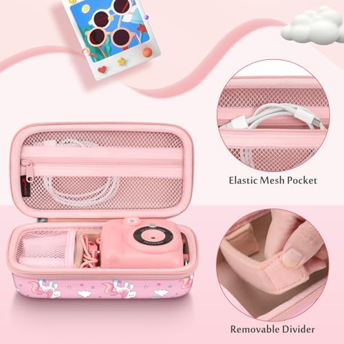 FINTIE Kids Camera Case for Instant Print Digital Cameras, Hard EVA Shell - Image 4