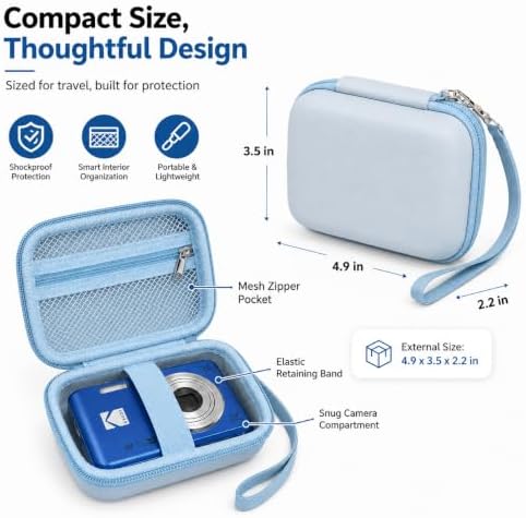 ANKHOH Digital Camera Case for Kodak PIXPRO FZ55/FZ45/for CAMKORY - Image 6