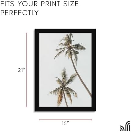 Americanflat 15x21 Poster Frame - Engineered Wood - Black - Image 2