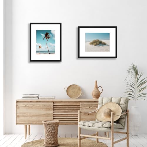 16x20 Wood Picture Frame Set of 4, Wall Mount for Home Decor, Black - Image 2
