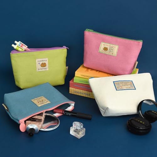 Monolike Unmatched Friends daily Pouch, Green - Pencil Pouch, Portable Pencil Bag, Pencil Case, Office Pouch case - Image 6