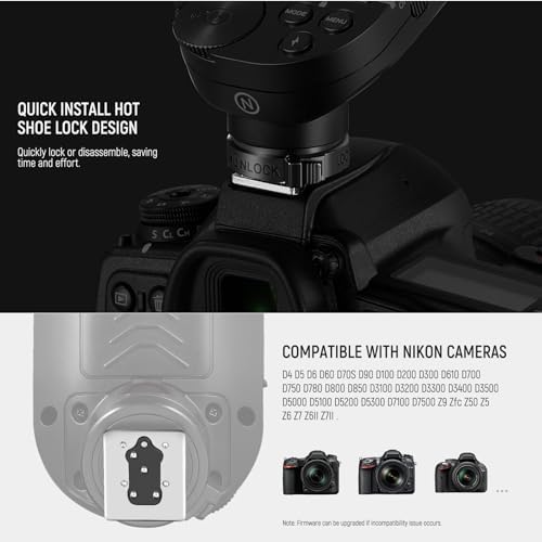 NEEWER Upgraded QPRO-N TTL Wireless Flash Trigger Compatible with Nikon - Image 7