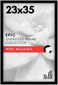 Americanflat 23x35 Poster Frame - Engineered Wood - Black by Americanflat