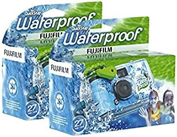 Fujifilm QuickSnap 800 Waterproof 35mm One-Time-Use Disposable Camera, 27 Exposures 2-Pack by FUJIFILM