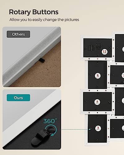 SONGMICS Collage Picture Frames, 4 x 6 for Wall Decor, Set of 12 - Image 6