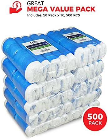 Ohana 1st Hybrid Shoe Covers Disposable Non Slip Waterproof, MEGA Pack (50 Pack x 10, 500 PCS). - Image 2