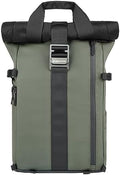 Besnfoto Camera Backpack for Photographer DSLR SLR Waterproof Camera Bag with Laptop Compartment Tripod Holder Roll Top Photographer Case for Hiking Traveling by Besnfoto