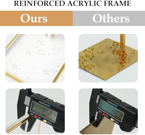 Acrylic Purse Display Stands, 14"-24" Adjustable Height Handbag Holder, Clear Purse Rack Stands for Closet Retail, Durable Gold Trim Hanging Bag Wallet Jewelry Necklace Organizer Stand(PATENT PENDING) - Image 6