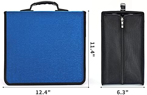 alavisxf xx CD Case, 432 Capacity Nylon Heavy Duty Organizer Wallet for Car - Image 4