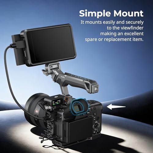 SMALLRIG Viewfinder Eyecup for Sony FX2, Soft Silicone Eye Cup Replacement, Anti-Glare Protection - 5975 - Image 5