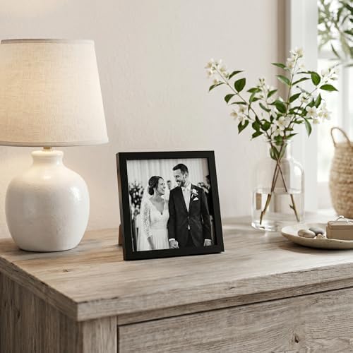 Americanflat 5x5 Picture Frame - Slim Molding - Black - Image 6